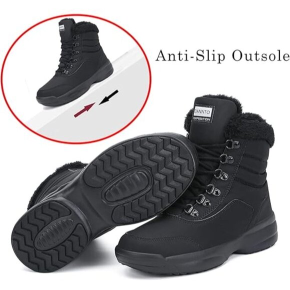 Dannto Womens Lace-Up Waterproof Winter Snow Hiking Boots Size 40 (9/9.5) - Picture 9 of 11